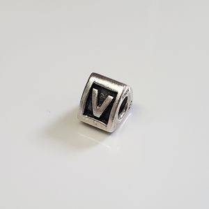Authentic PANDORA V Charm